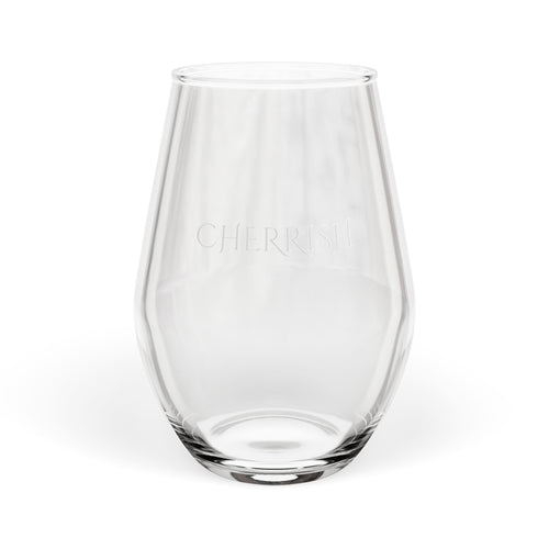 CHERRISH: Stemless Wine Glass 11.75oz — Clear Modern Everyday Wine Tumbler