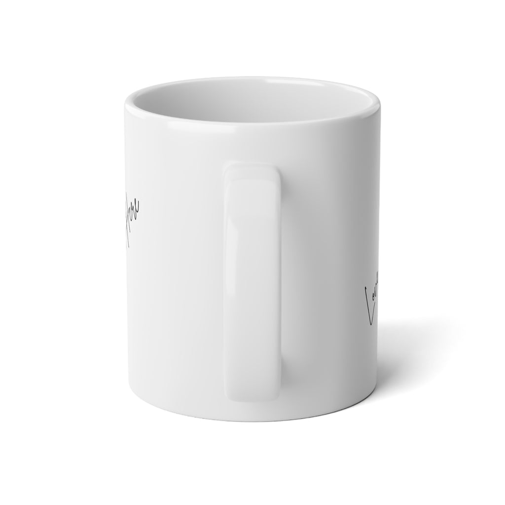 Love Lives Here: Jumbo Mug, 20oz